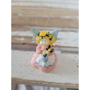 Mini Angel cherub flowers ornament fairy Xmas holi